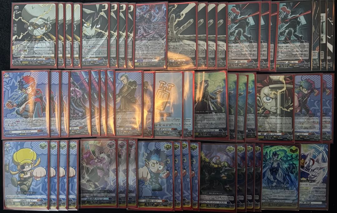 ヴァンガード　ダークステイツ　巻戻士　クロノ　デッキ　スリーブ付き