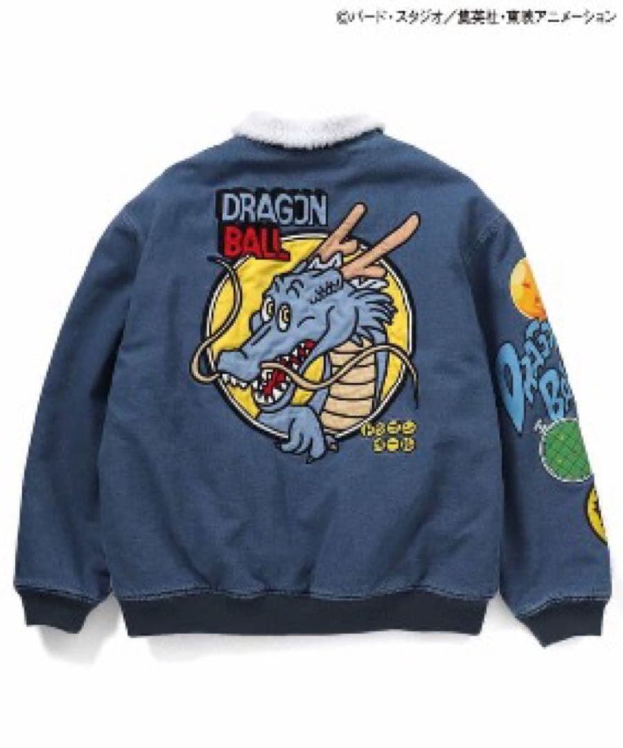 BREEZE ドラゴンボールコラボ デニムボアジャケット