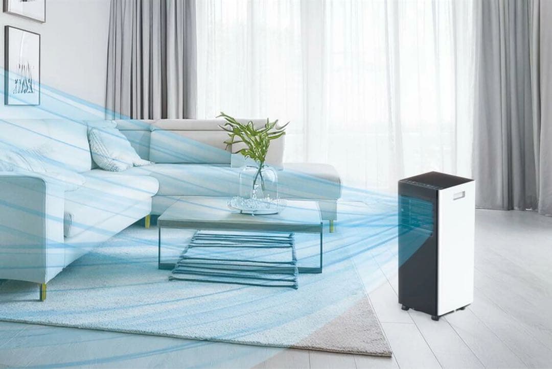 移動式スポットエアコン 除湿・冷房・送風機能 QUADS 置き型 リモコン対応