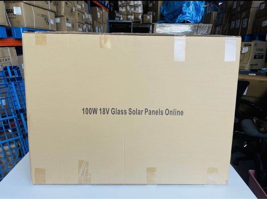 ソーラーパネル 100W 単結晶 1枚入 高変換効率太陽光パネル 太陽光チャージ