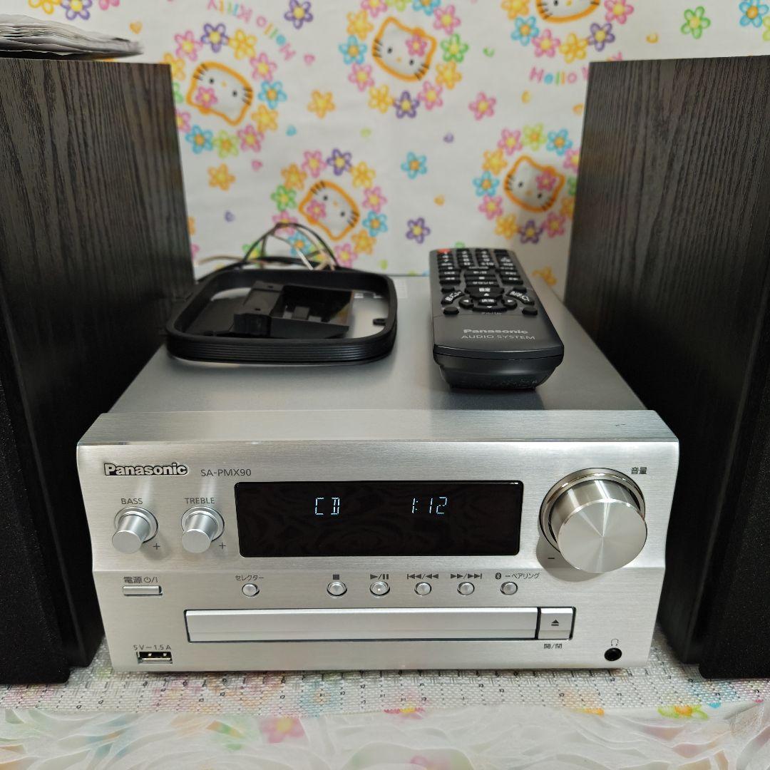 Panasonic SC-PMX90コンポ　スピーカーリモコン付　コンポ