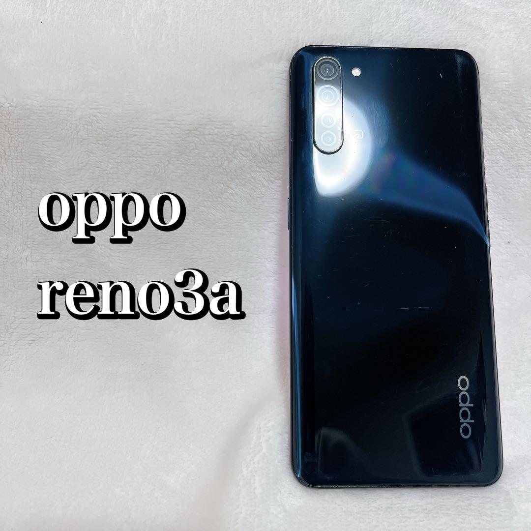 oppo reno3a スマートフォン本体 ブラック 楽天版