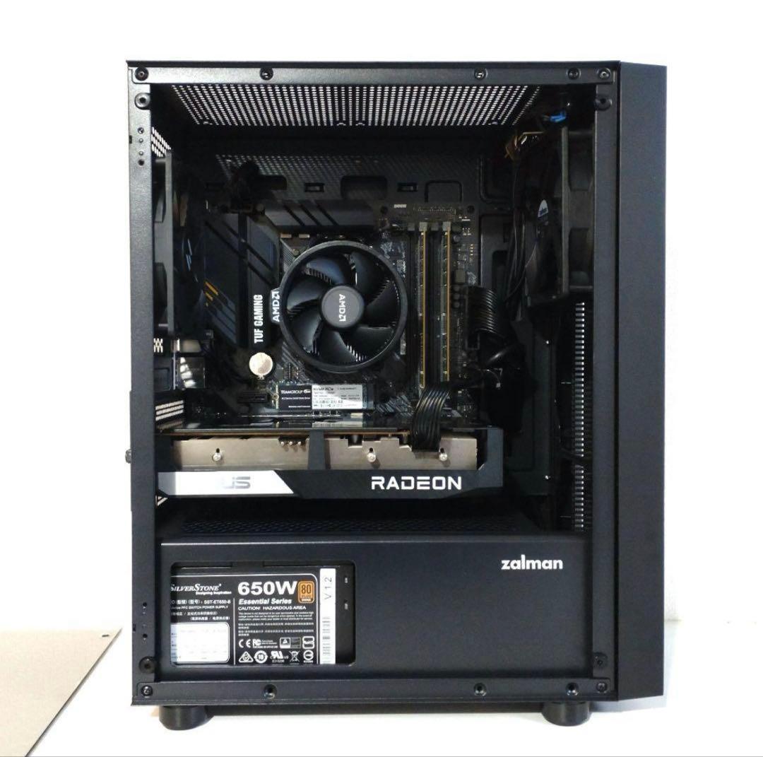 自作ゲーミングPC Ryzen5600 RADEON RX6600XT