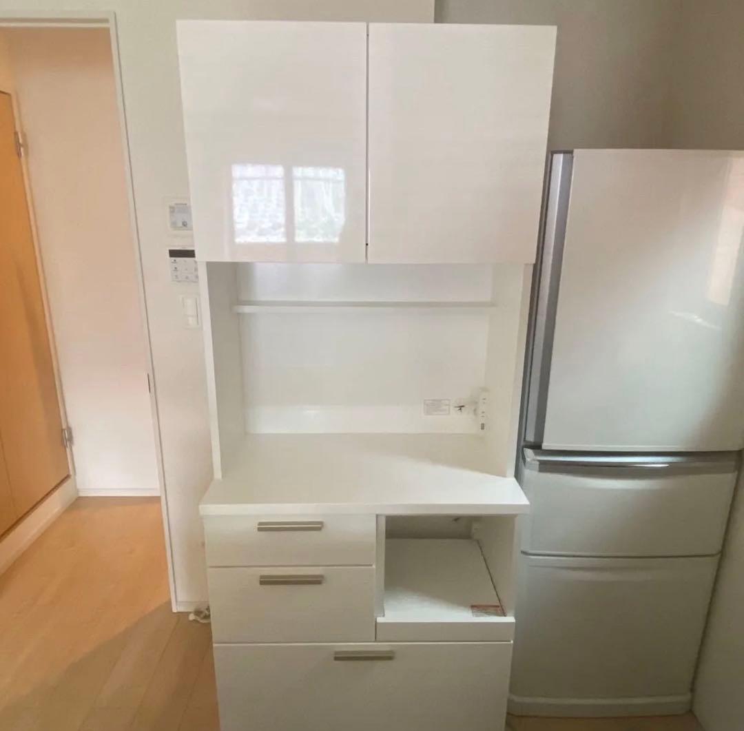 最終価格　売り切り　ニトリ　キッチンボード　カップボード　ソレル80