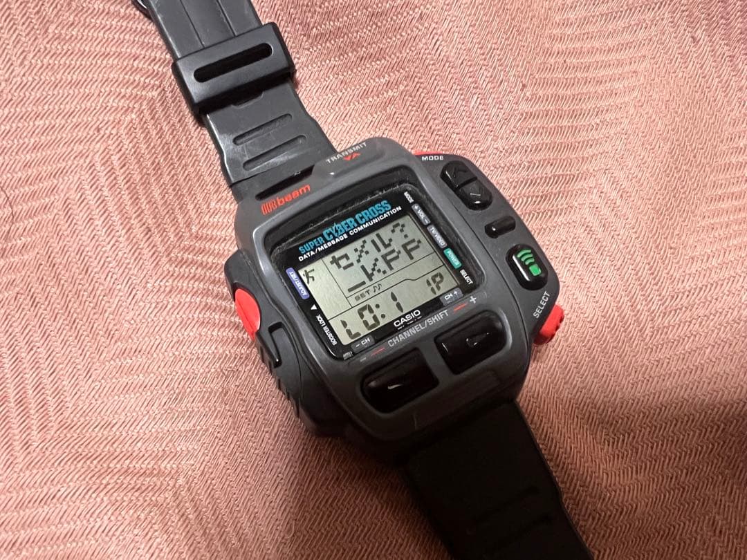 激レア CASIO SUPERCYBER CROSS 光通信ウォッチJG-200