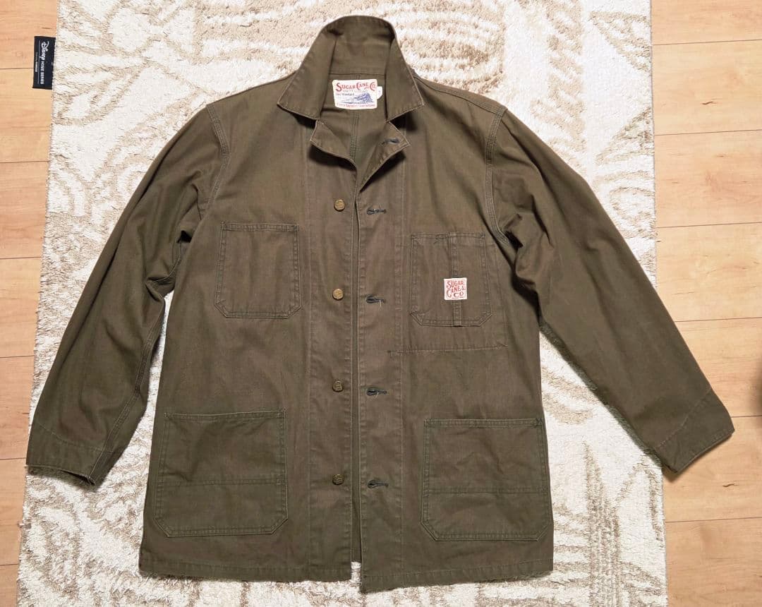 シュガーケーン　カバーオール　ブラウンSize 40