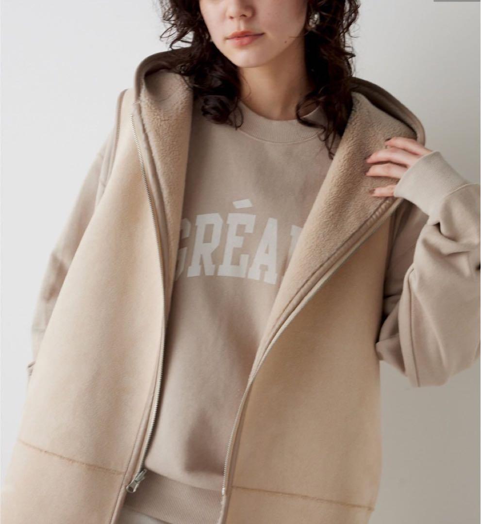 Whim Gazette THE PAUSE ロゴスウェットプルオーバー