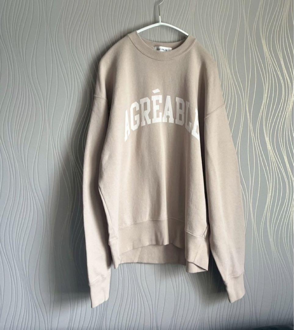 Whim Gazette THE PAUSE ロゴスウェットプルオーバー