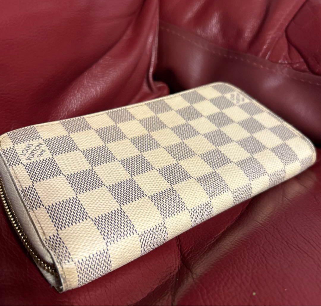 美品！ルイヴィトン アズール ジッピーウォレット
