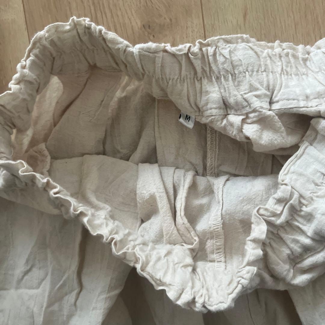 ヂェン先生の日常着 バルーンパンツ アイボリー フリーサイズ　オフホワイト