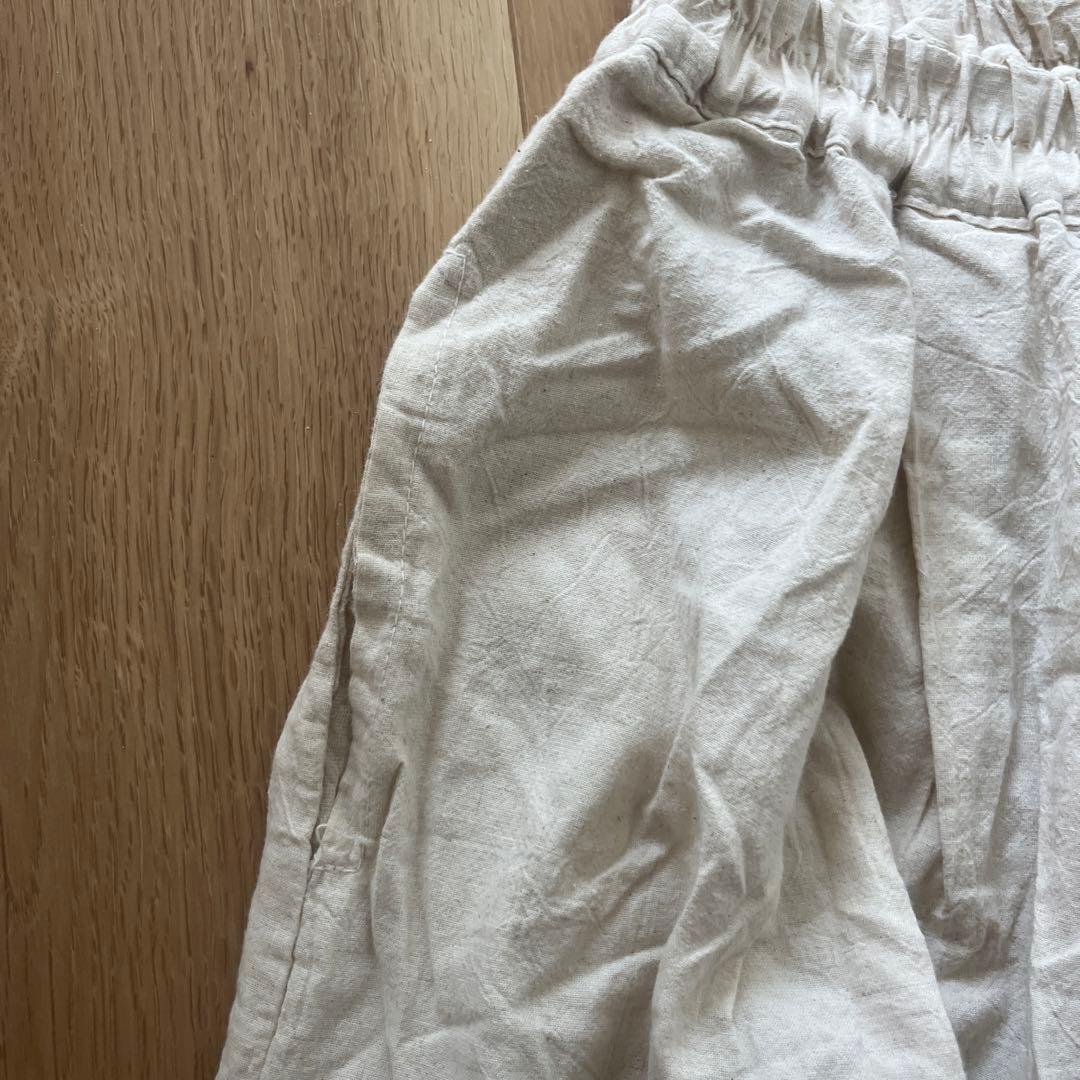 ヂェン先生の日常着 バルーンパンツ アイボリー フリーサイズ　オフホワイト