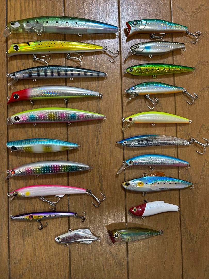 6*6様 シーバスルアー20個セット　まとめ売り　ブルーブルー　ダイワ　アイマ他