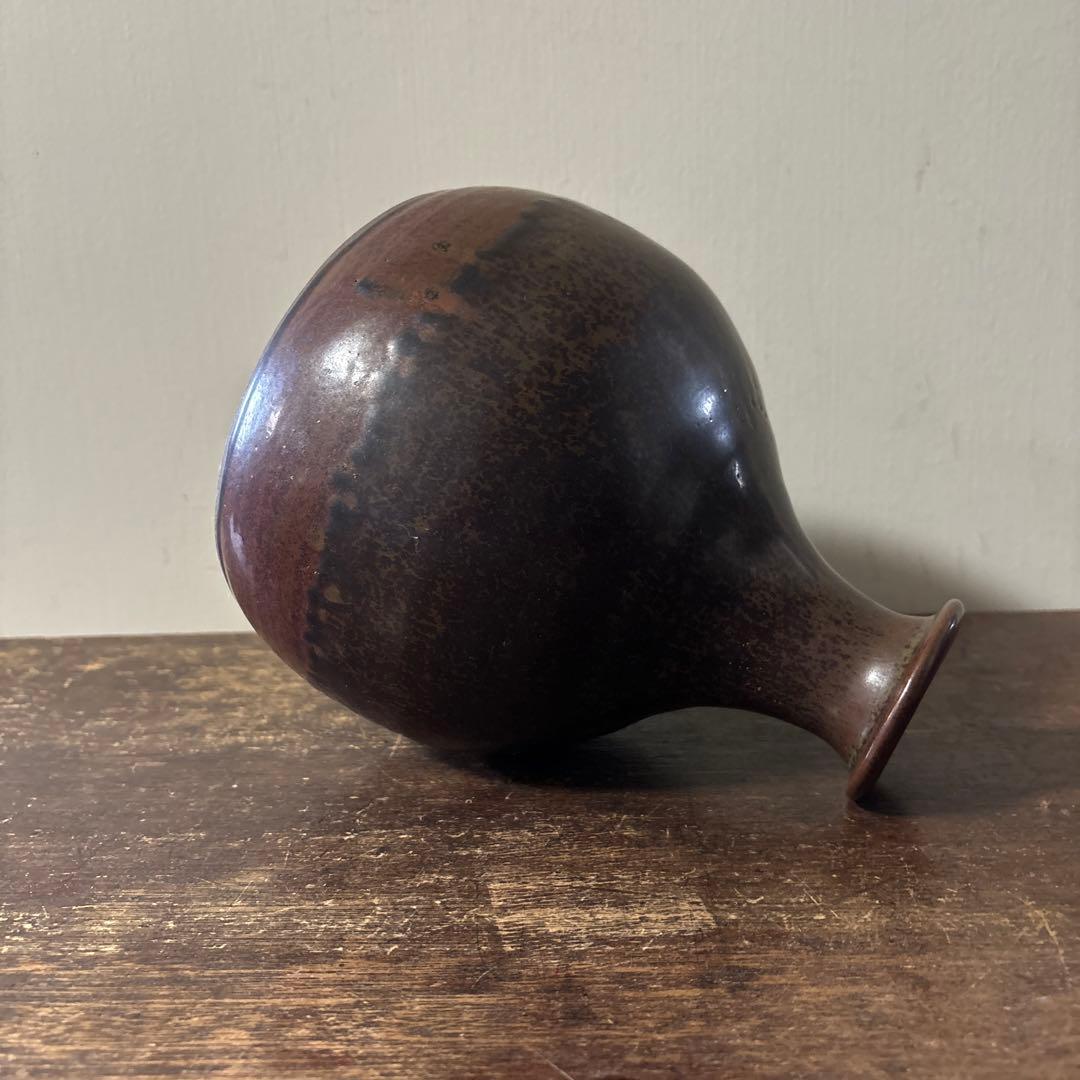 古丹波壺　花入　押し葉　骨董　古道具　アンティーク　花瓶