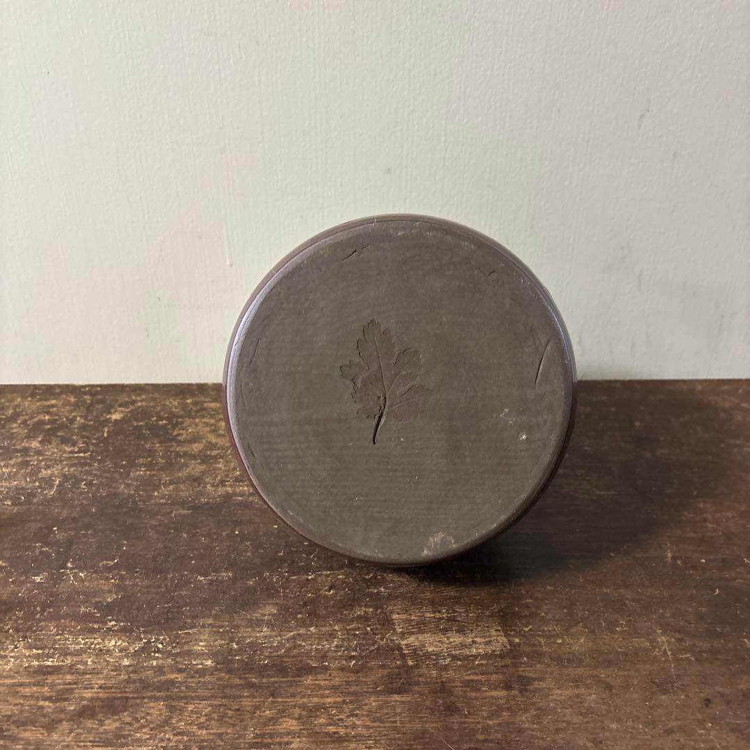 古丹波壺　花入　押し葉　骨董　古道具　アンティーク　花瓶