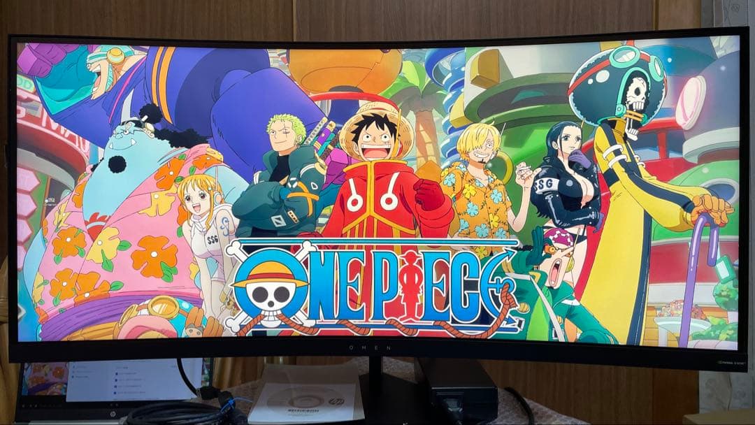 【美品】OMEN by HP 35インチウルトラワイド湾曲ディスプレイ