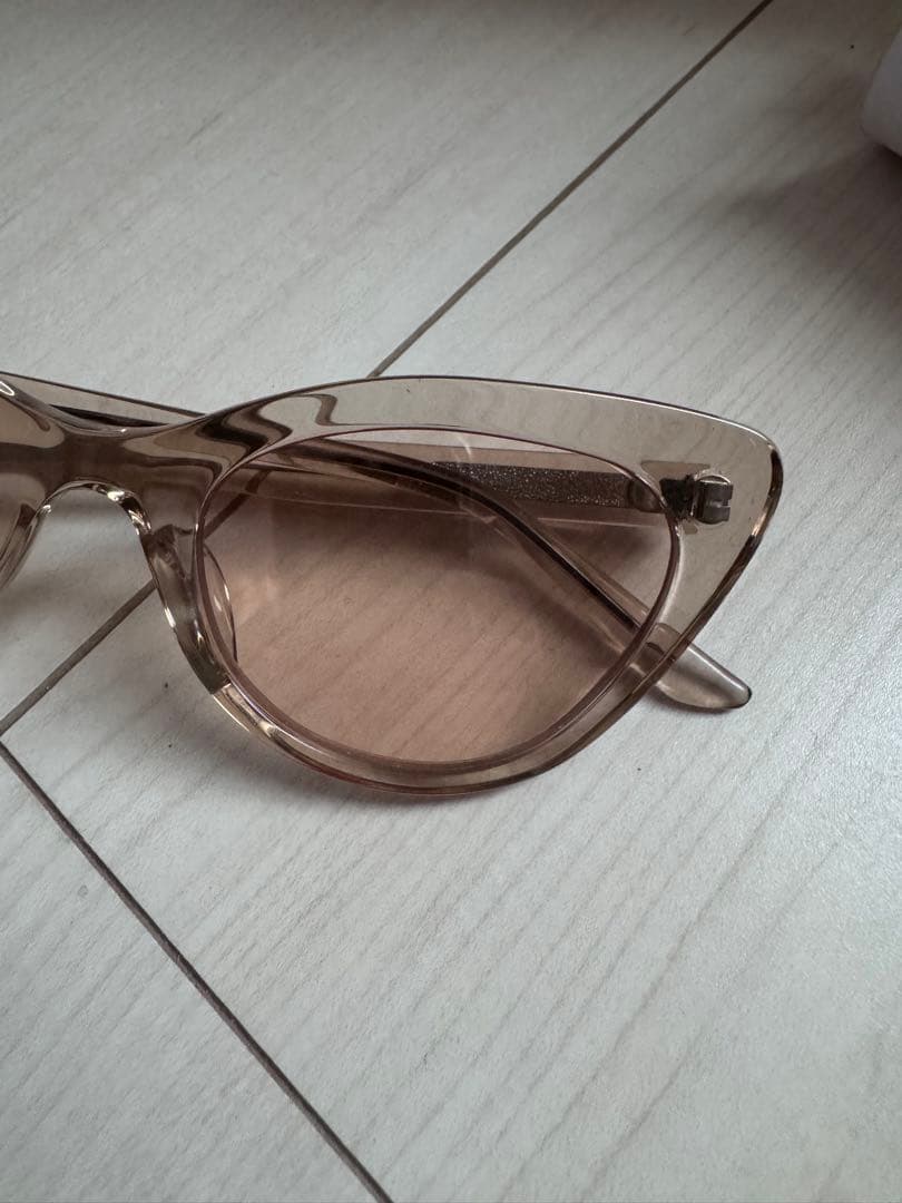 THE SHISHIKUI サングラスnew fox clear beige