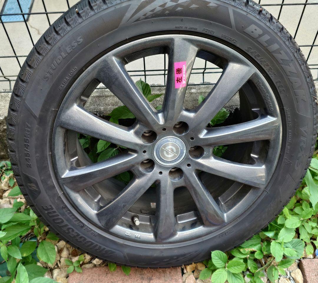 最終値下げ！２３年製ブリヂストン ブリザック VRX3 245/45R17