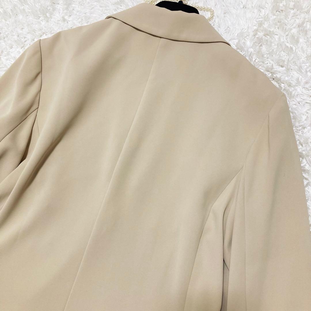 美品♡ リヴドロワ ツイルテーラードジャケット 金ボタン ダブル ベージュ F