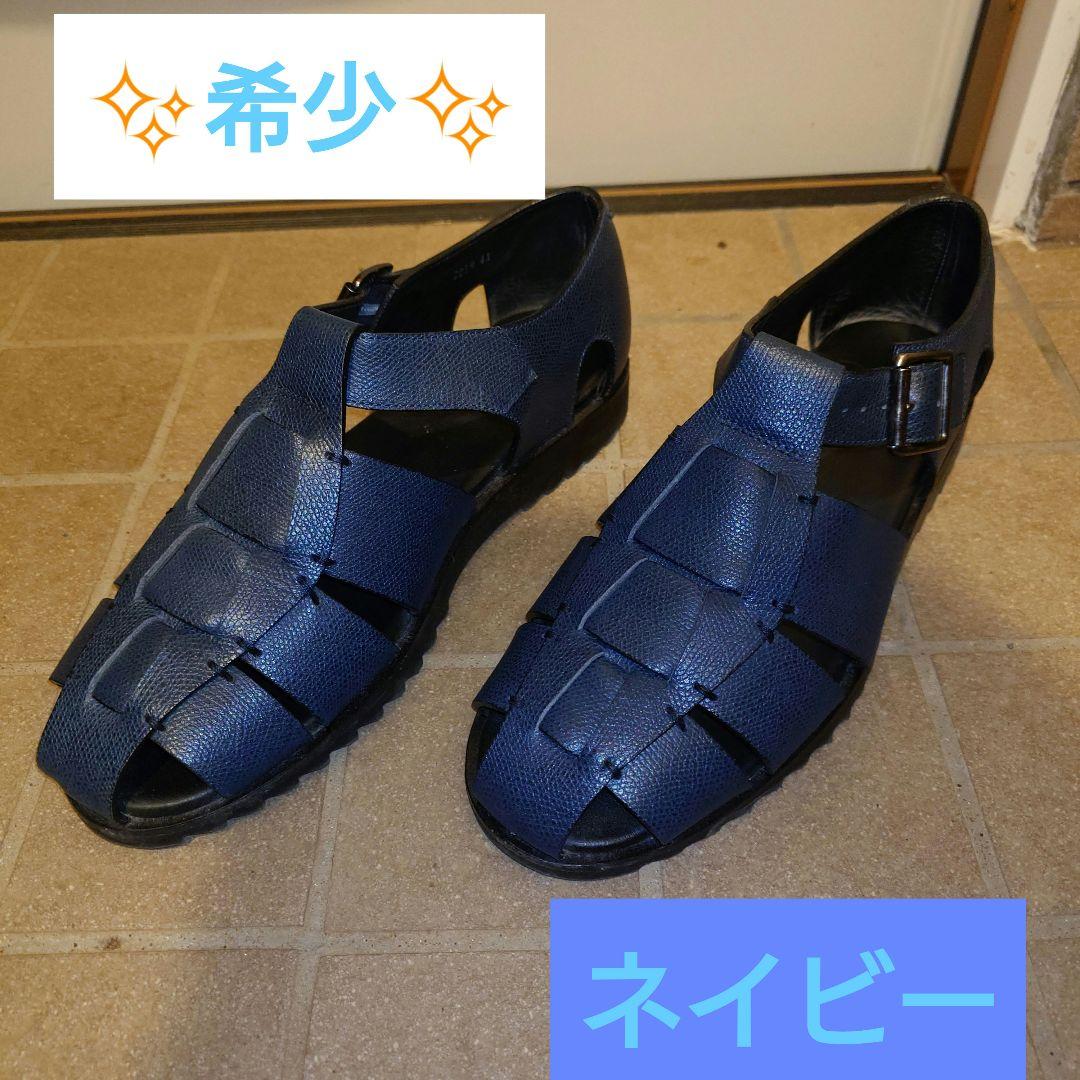 Paraboot　グルカサンダル　ネイビー　シューキーパー付き