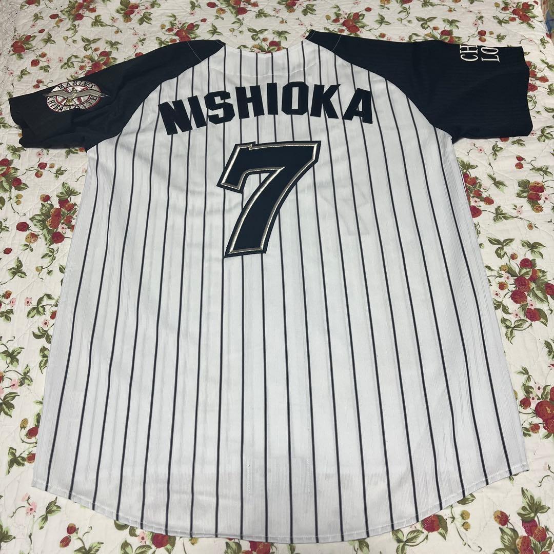 希少　西岡剛　千葉ロッテマリーンズ　ユニフォーム　M