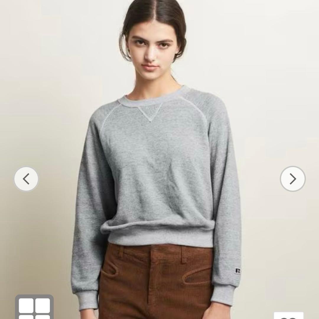 【別注】＜RUSSELL ATHLETIC＞クロップド スウェット