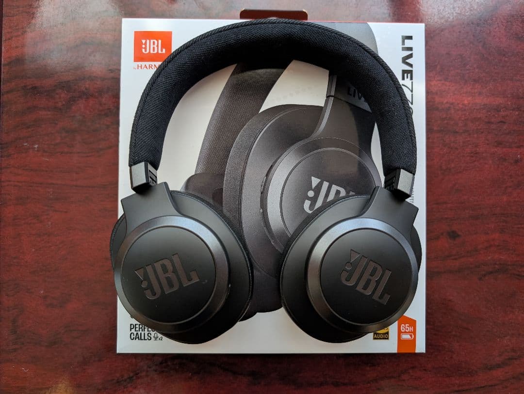 JBL ワイヤレスヘッドホン LIVE 770NC BLACK