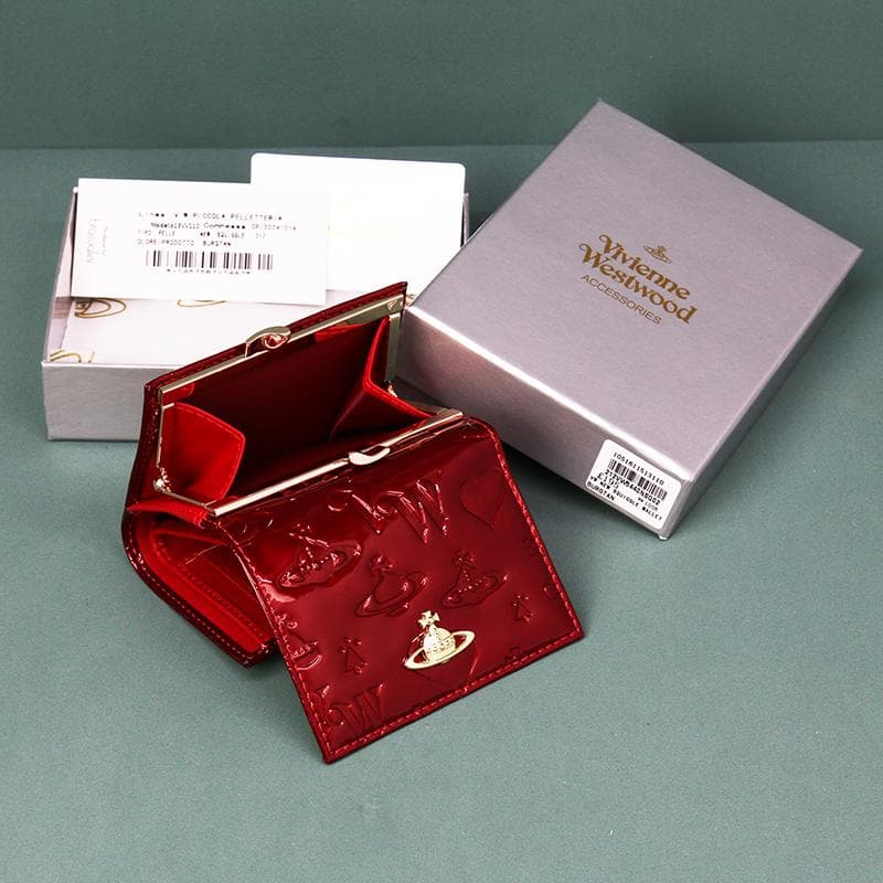 Vivienne Westwood 赤 三つ折り財布