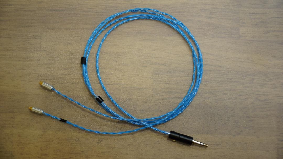 IEMケーブル ST-Zero(3) MMCX/3.5mm3極/青
