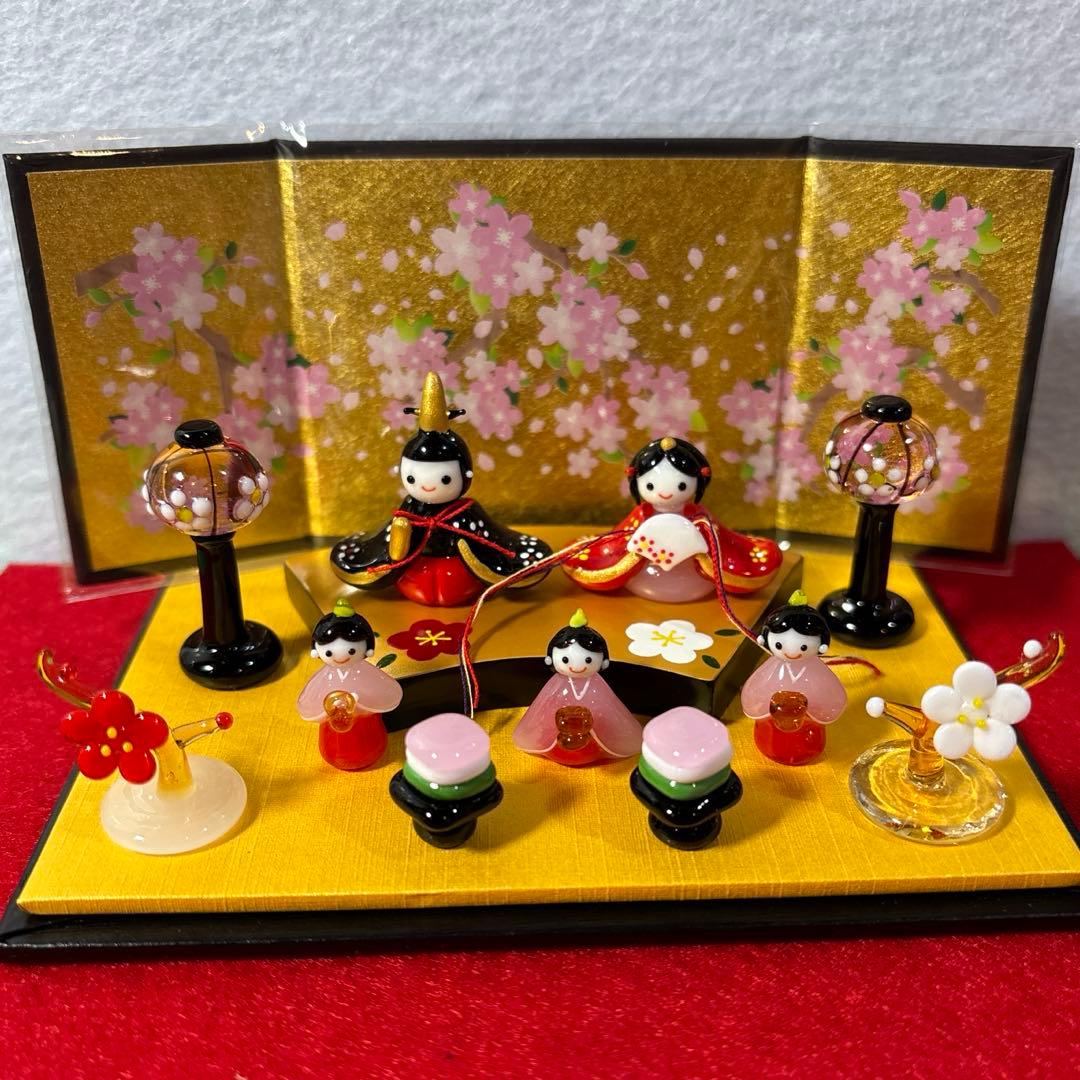 青い鳥　ガラス細工　ミニチュア