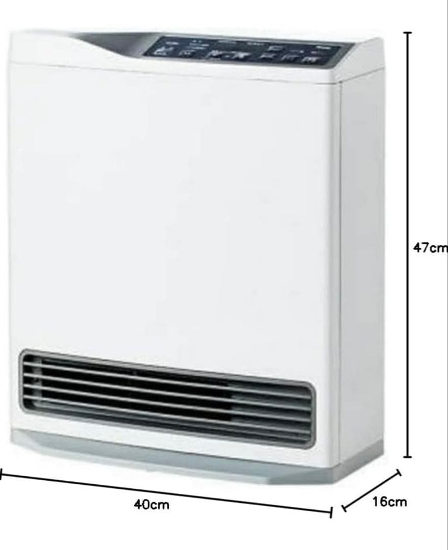 値下【美品】リンナイ 電気+ガスファンヒーター　LPガス　RCDH-T3501E