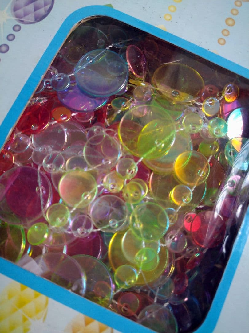 カラフル　 ビーズカーテン　レトロ　ビーズのれん　平成レトロ　希少　2セット