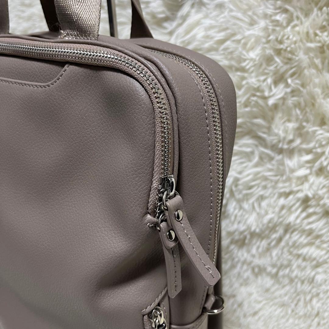 【美品】ace. ビジネスバッグ スリファム グレージュ