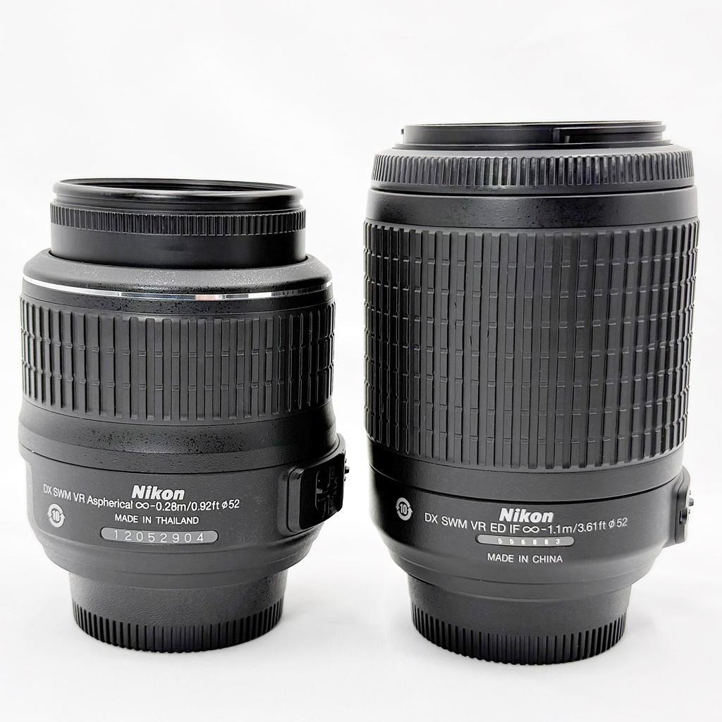 【美品】ニコン Nikon D60 Wズームキット 一眼レフ カメラ 中古