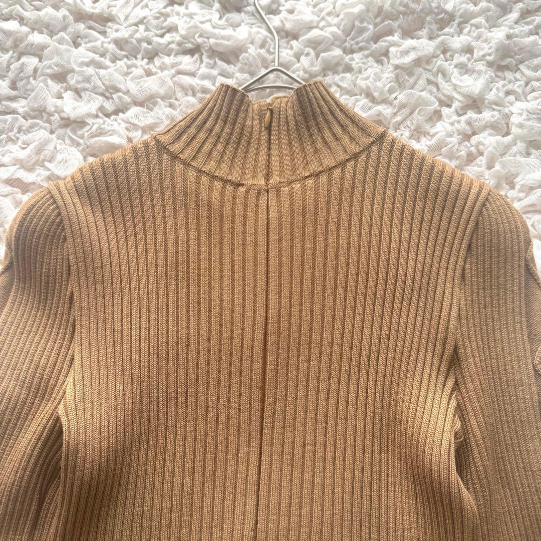 M'S GRACY エムズグレイシー　ワンピース　ベロア　リボン　チェック　切替