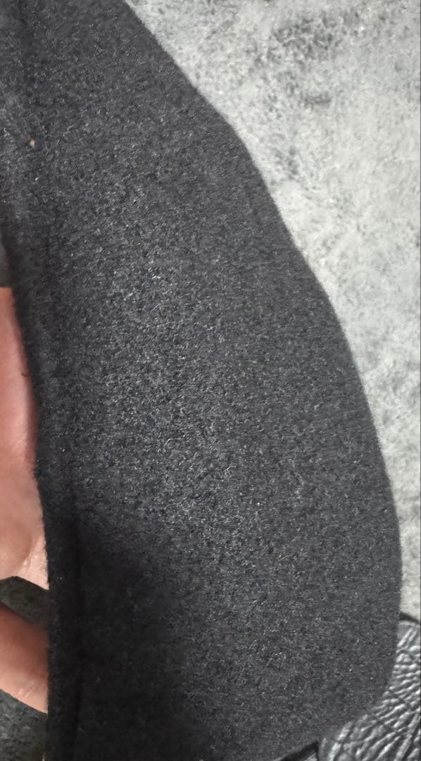 thehwdogandco WOOL ASCOT ブラックベレー帽