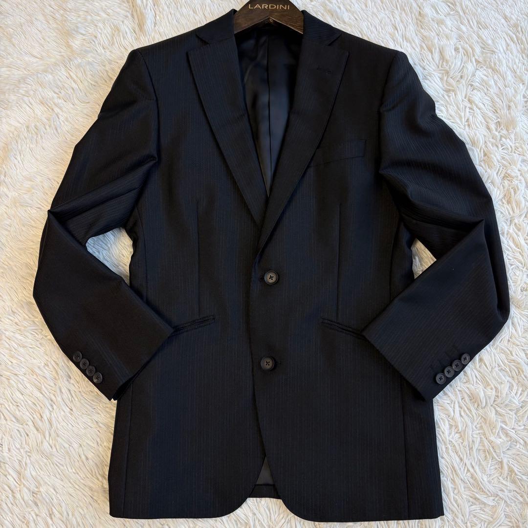 (美品) メンズティノラス マオカラー スリーピース セットアップ スーツ