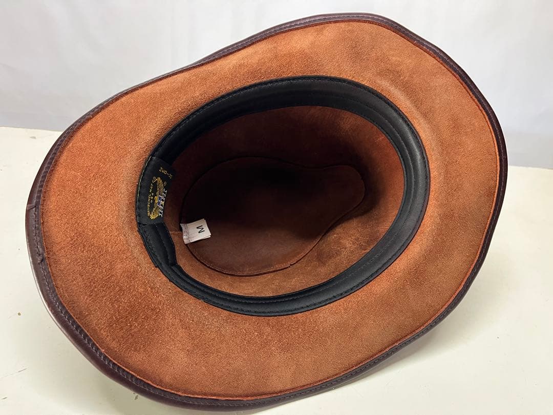 良好 HENSCHEL HAT CO ヘンシェル レザーハット ウエスタン 帽子