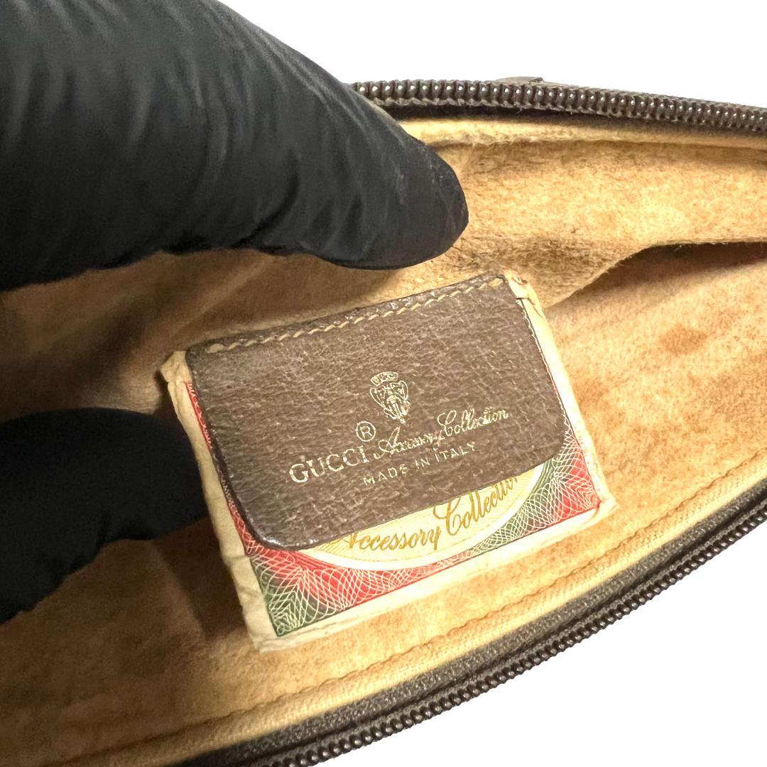 オールドグッチ　クラッチバッグ　シェリーライン　ポーチ　ヴィンテージ