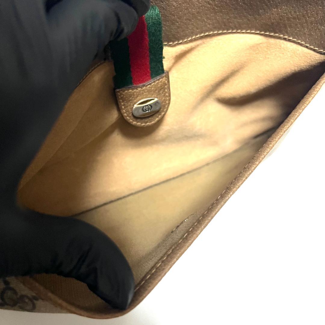 オールドグッチ　クラッチバッグ　シェリーライン　ポーチ　ヴィンテージ