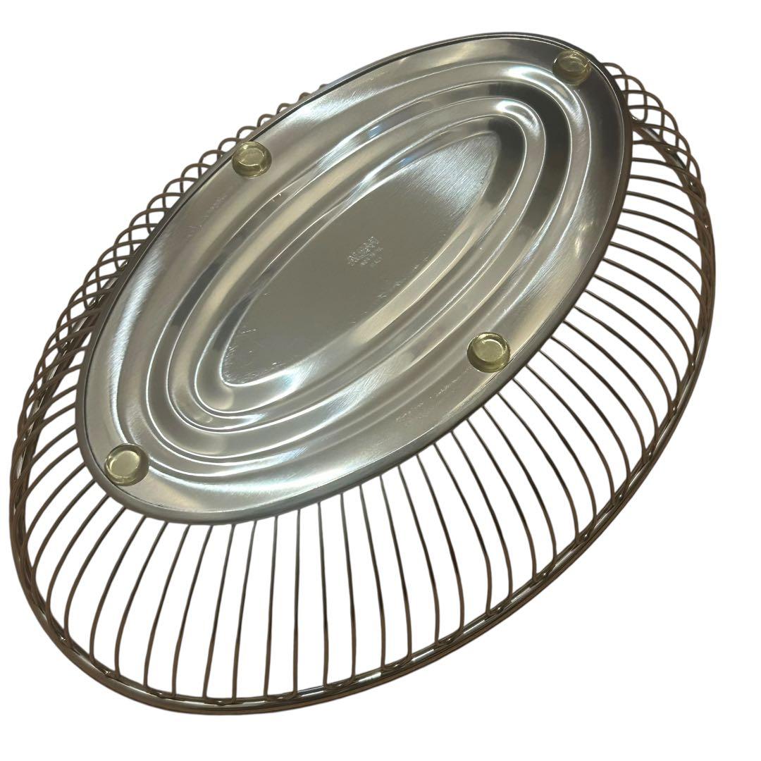 ALESSI ワイヤーバスケット　ステンレス　食洗機可能　インテリア雑貨