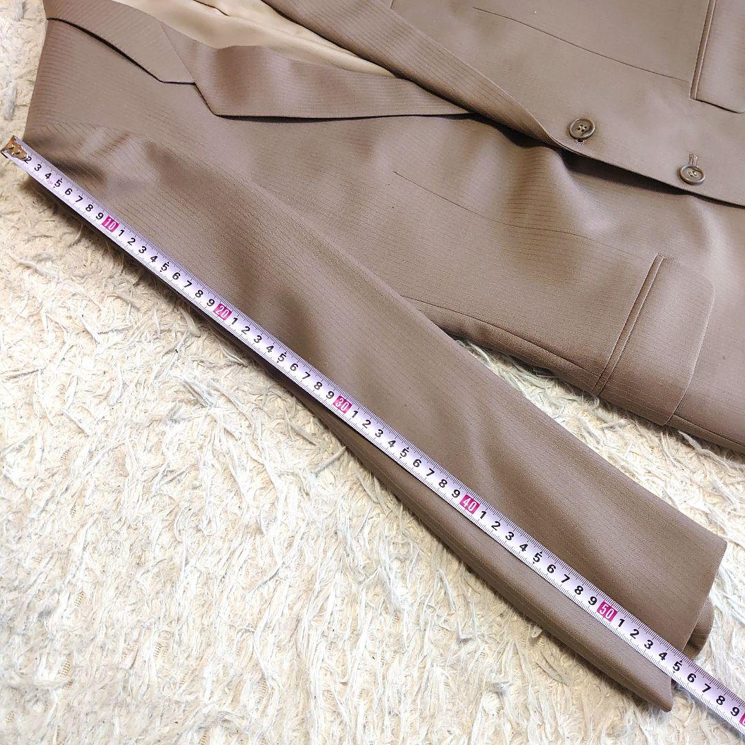 【未使用級】ダーバン 3ピース スーツ セットアップ ストライプ