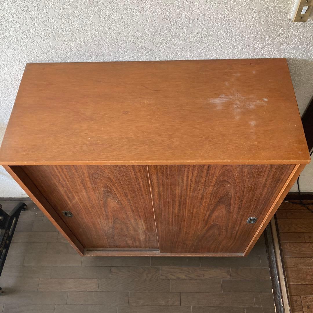 アンティーク シューズボックス 下駄箱 キャビネット サイドボード 昭和レトロ