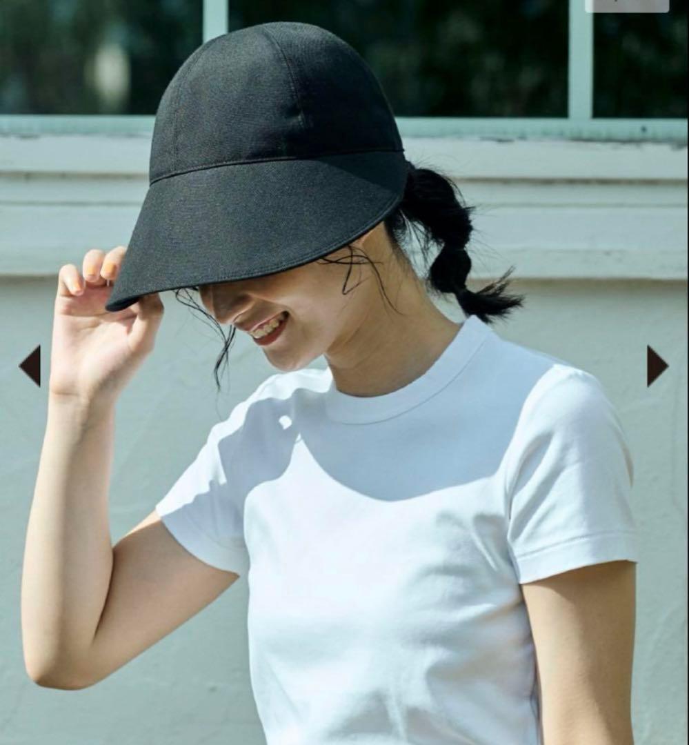 サンバリア100 ワイドキャップ ブラックMサイズ