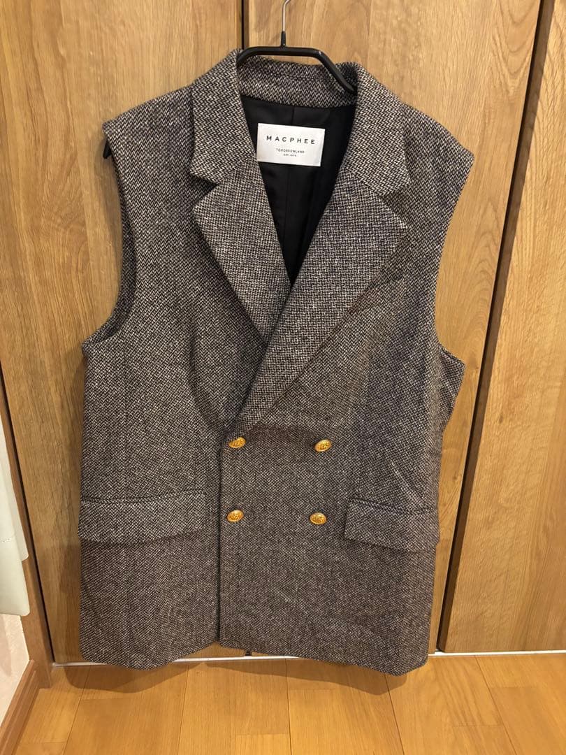 【まーくんまま専用】MACPHEE ダブルブレスト ツイードベスト