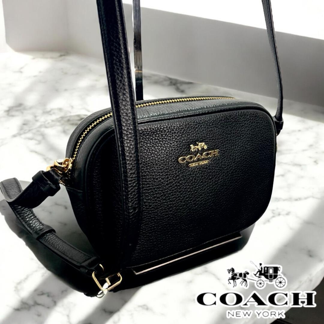 ✨正規品＆超美品‼️✨ コーチ ミニジェイミー 斜め掛け カメラバッグ ブラック