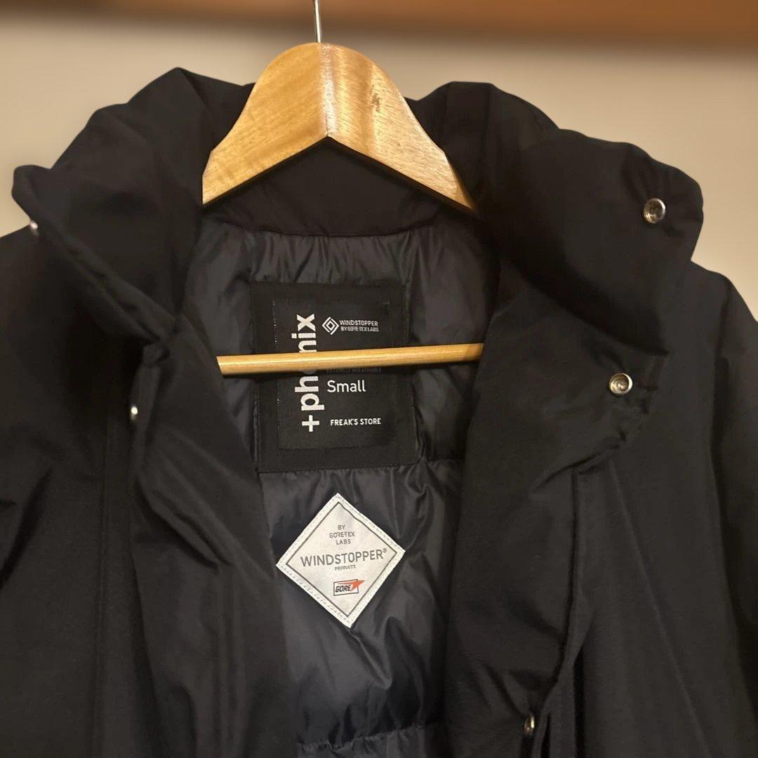 +phenix別注ゴアテックス ウインドストッパー スナップ ダウンジャケット