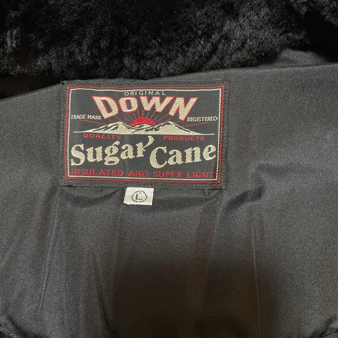 SUGAR CANE 東洋エンタプライズ／ボア付きレザーヨークダウンベスト