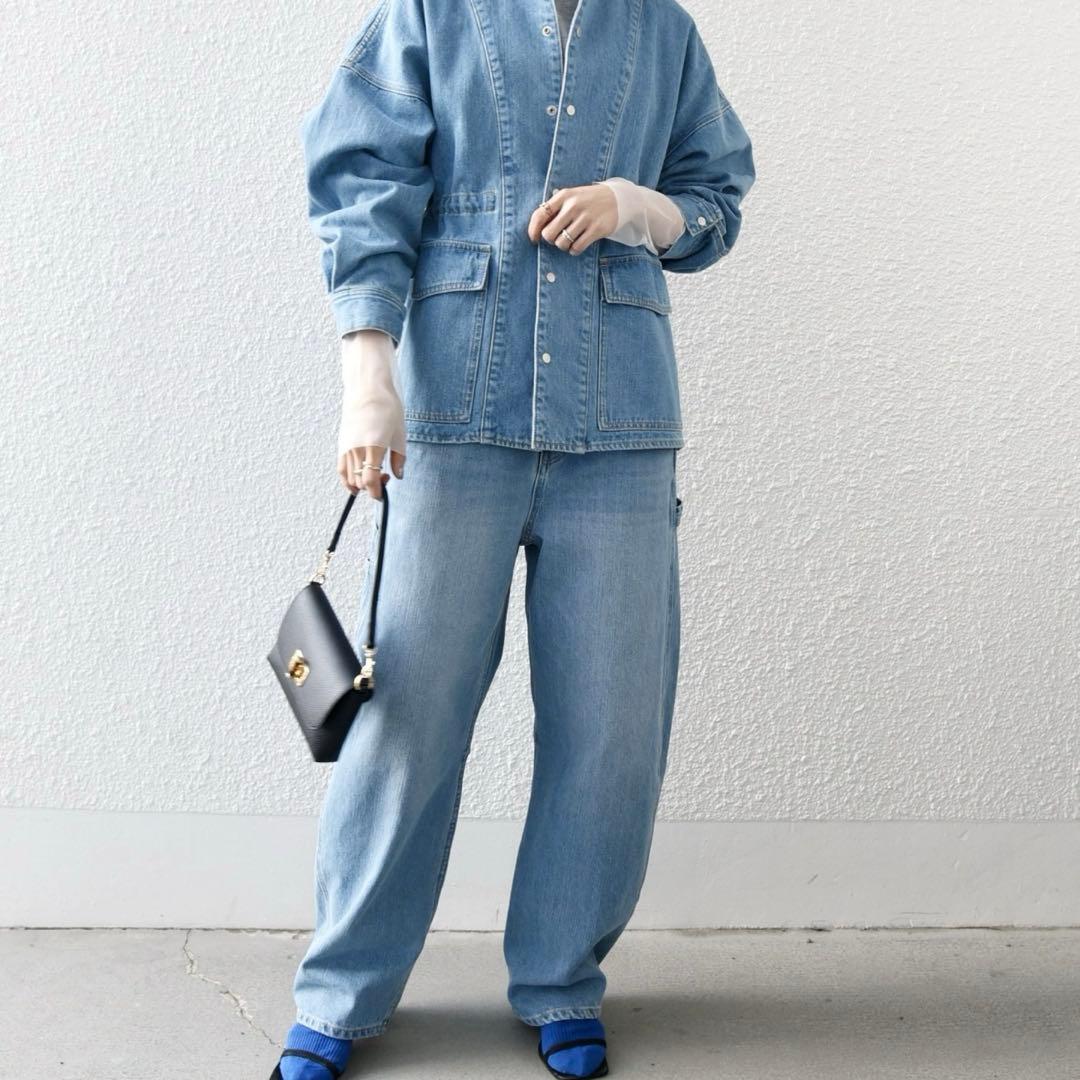 SHIPS any デニム　ワークジャケット　美品