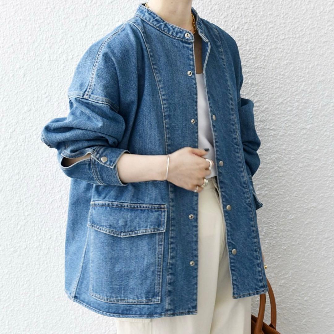 SHIPS any デニム　ワークジャケット　美品