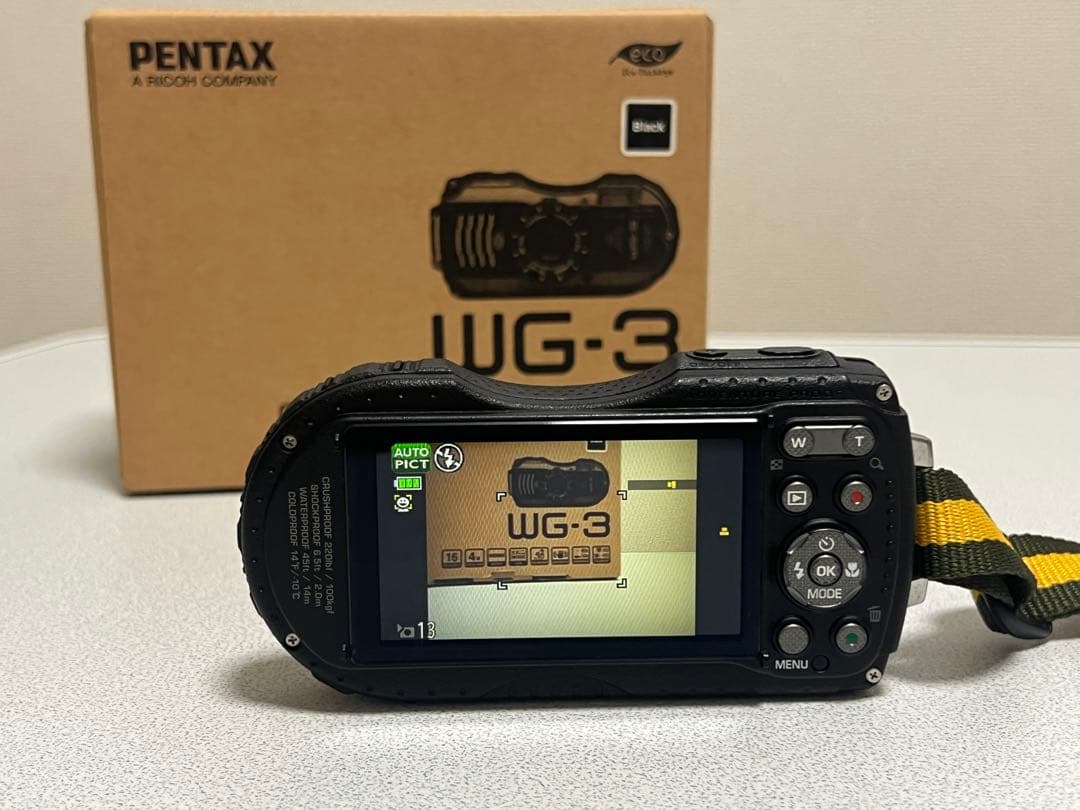 PENTAX WG-3 16メガピクセル 防水カメラ